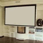 warp knitted projection screen fabric