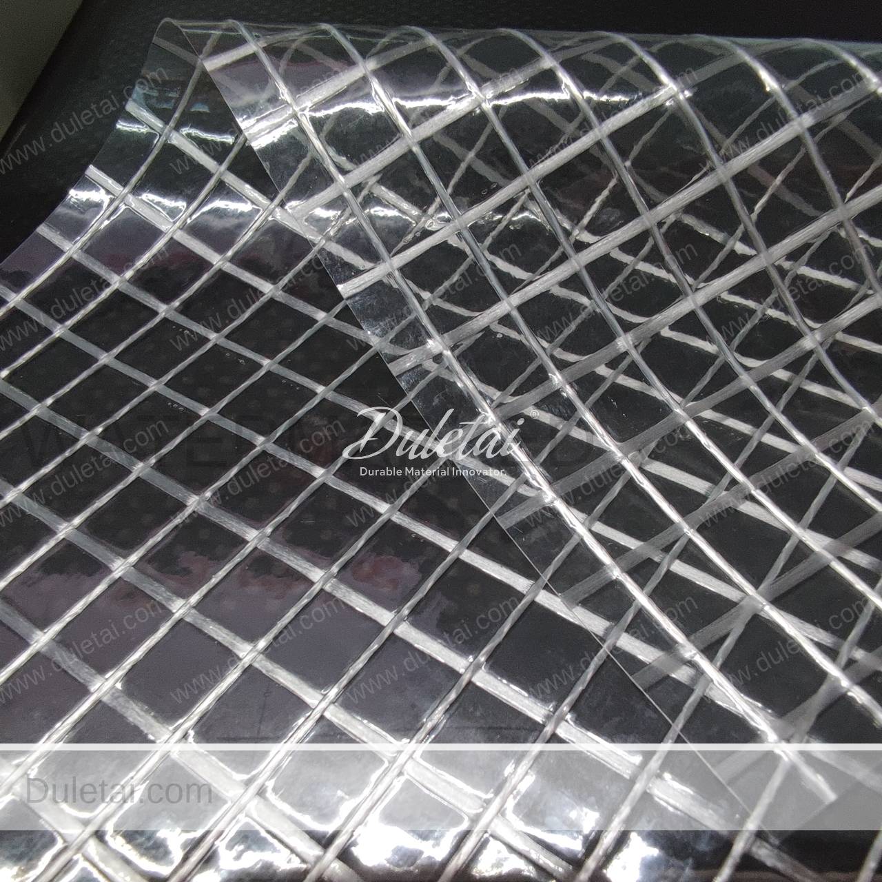 Transparent mesh tarpaulin
