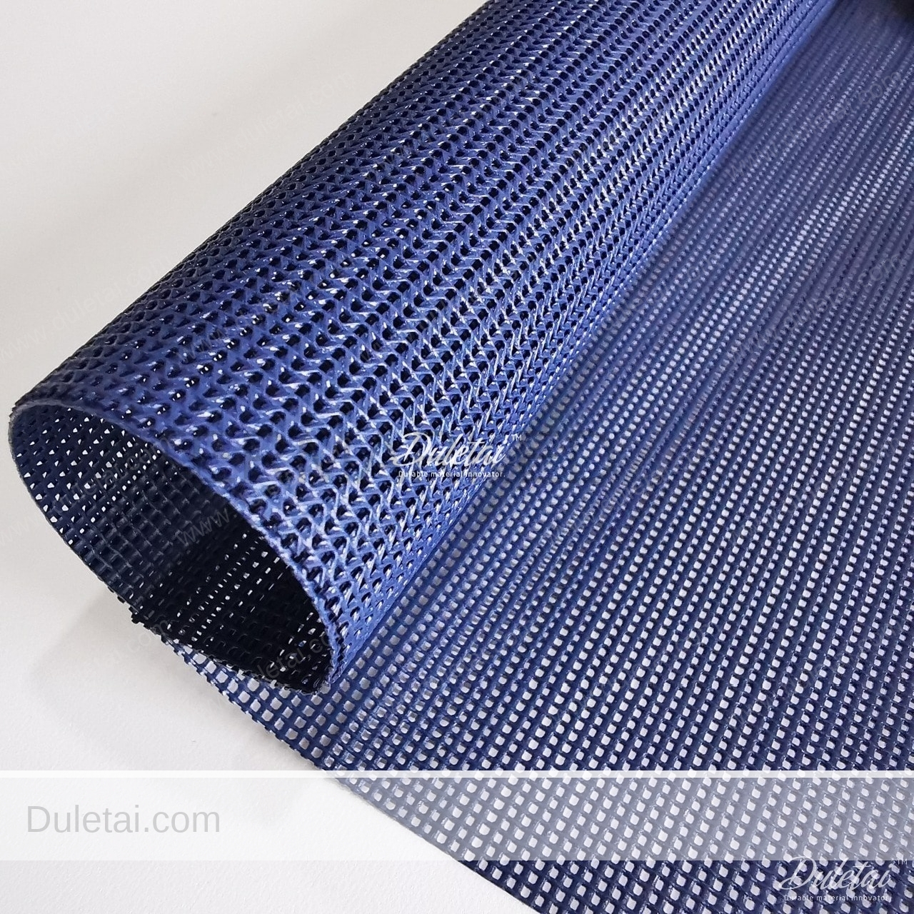 PVC coating 100% polyester knitted color mesh fabric 500D 1000D 1500D