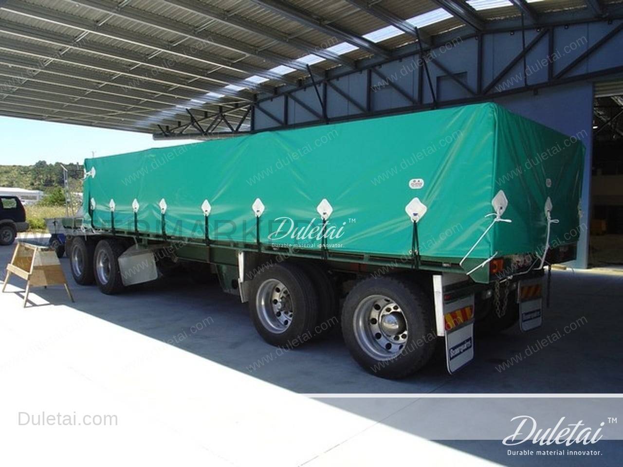 600g/M² 2,5m Width Truck Tarpaulin with Hem and without Eyelets PVC 