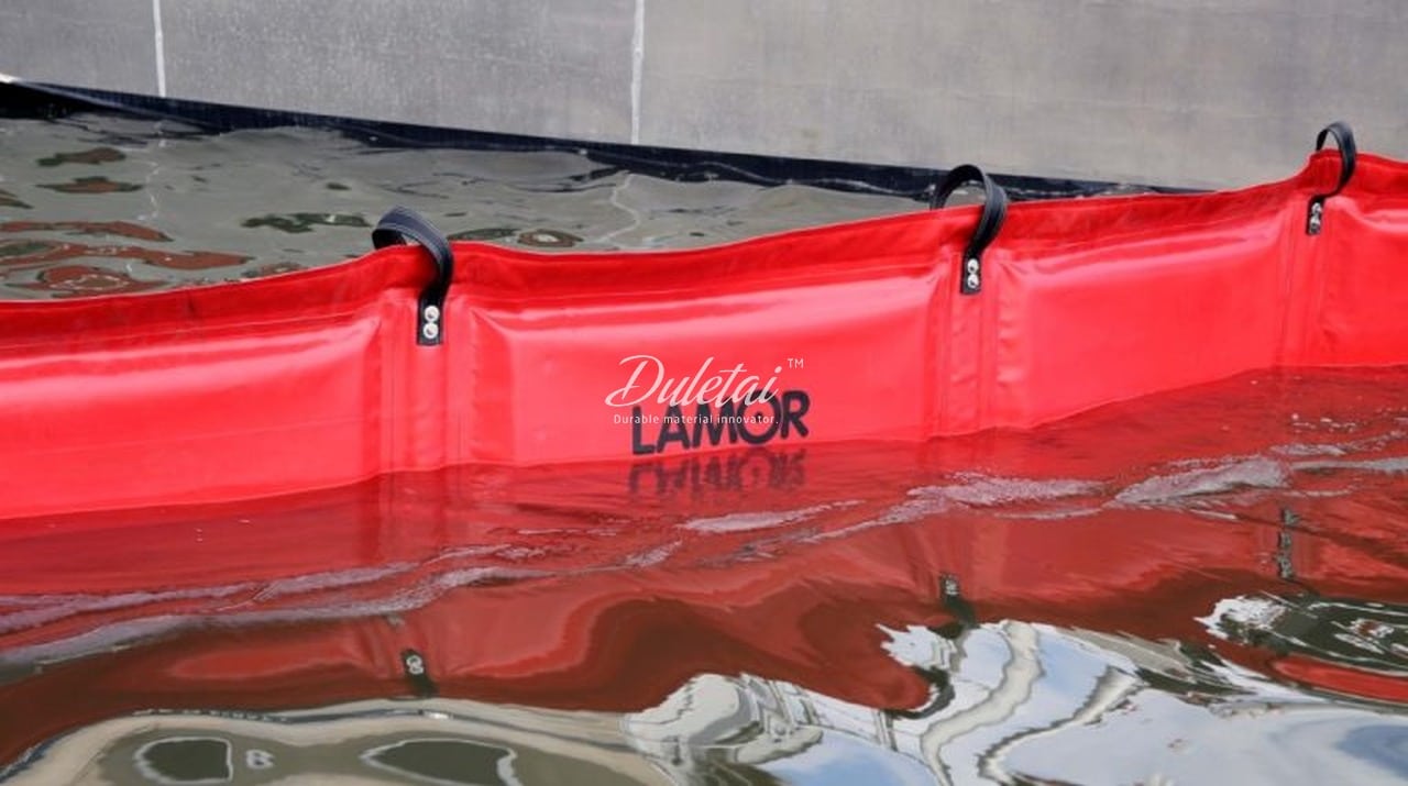 Oil fence fabric PVC Laminating Oil Fence Fabric china supplier oil