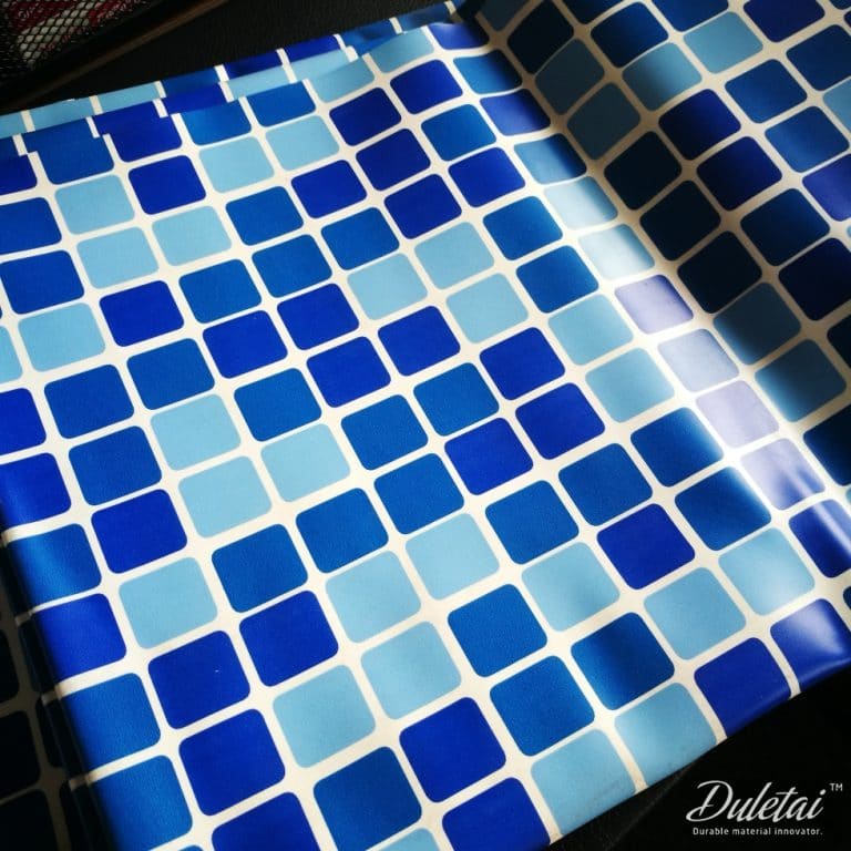 patching a pool liner with water in it