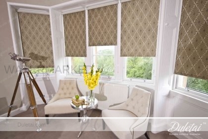 Bijou Fleur Gold pvc coated fiberglass fabrics