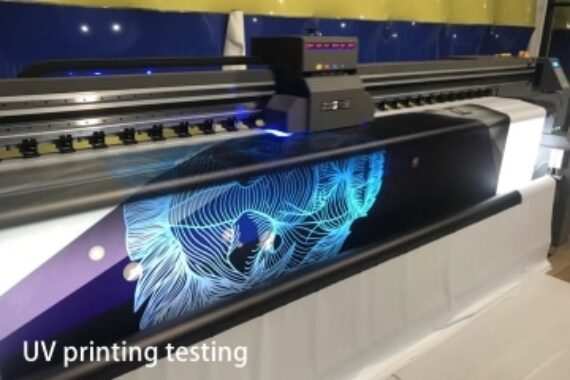 UV printing testing