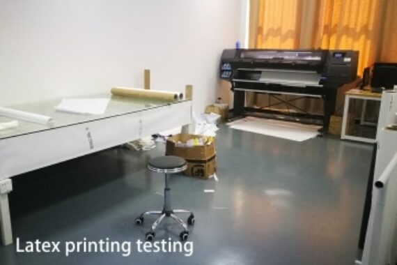 Latex printing testing