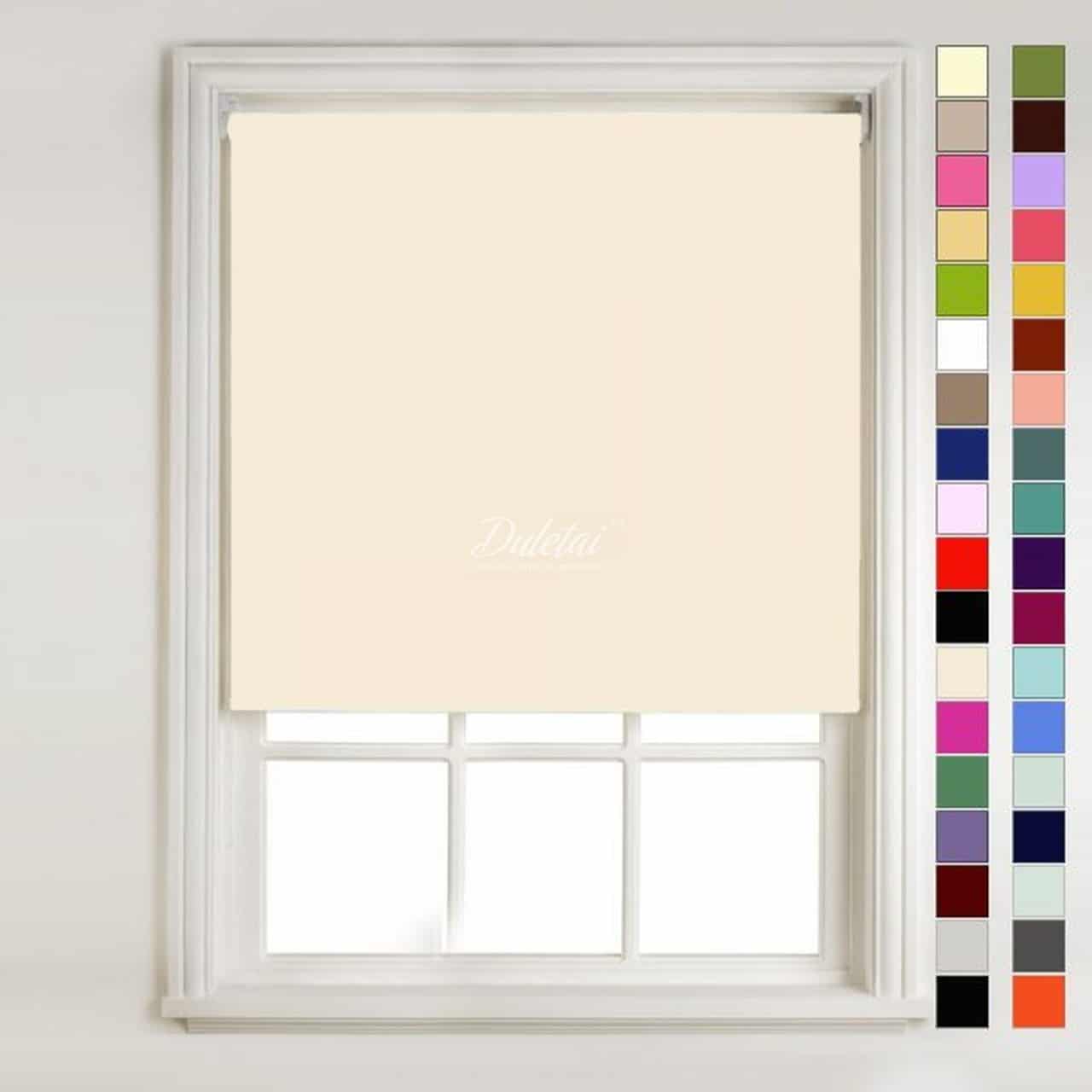 Blackout Roller Blind Fabric 100 Polyester Acrylic Coating