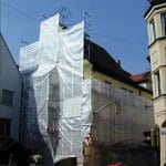 Clear mesh tarpaulin