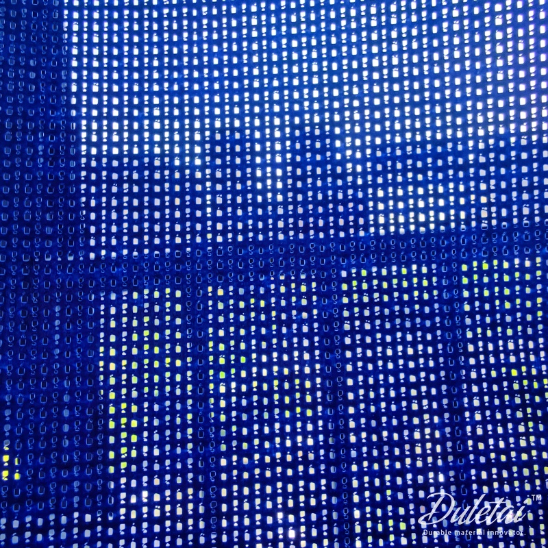 PVC mesh fabric 100 polyester knitted color mesh fabric