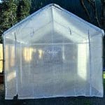 Clear mesh tarpaulin