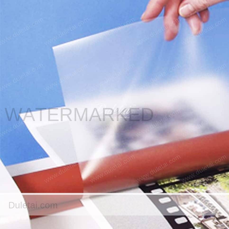 Self Adhesive Vinyl Sticker Laminate Sheets PVC Cold Lamination Film -  China Cold Lamination, PVC Laminated Film
