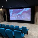 acoustic transparency projection screen