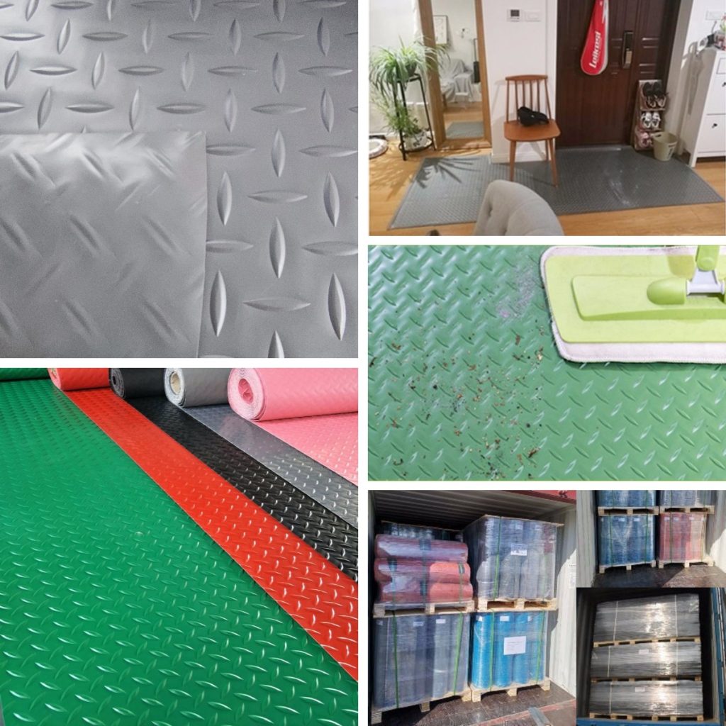 Anti slip flooring anti slip wear resistant rubber mat NonSlip flooring