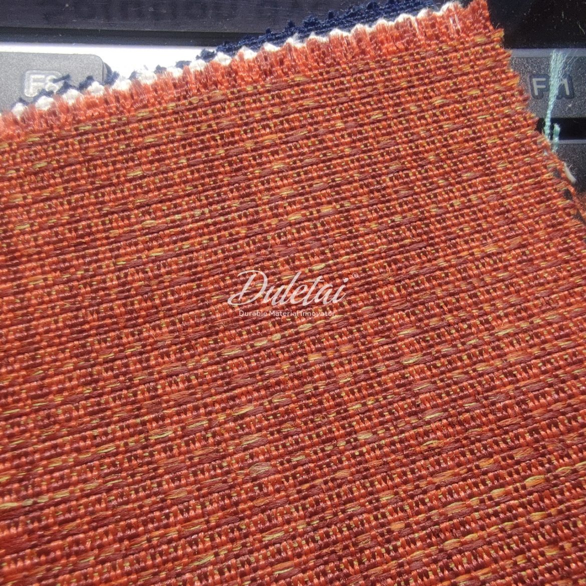 Olefin outdoor fabric is a soft, lightweight woven fabric
