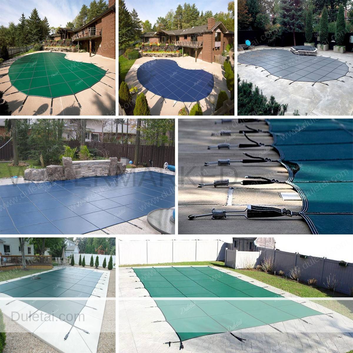 Swimming pool cover material