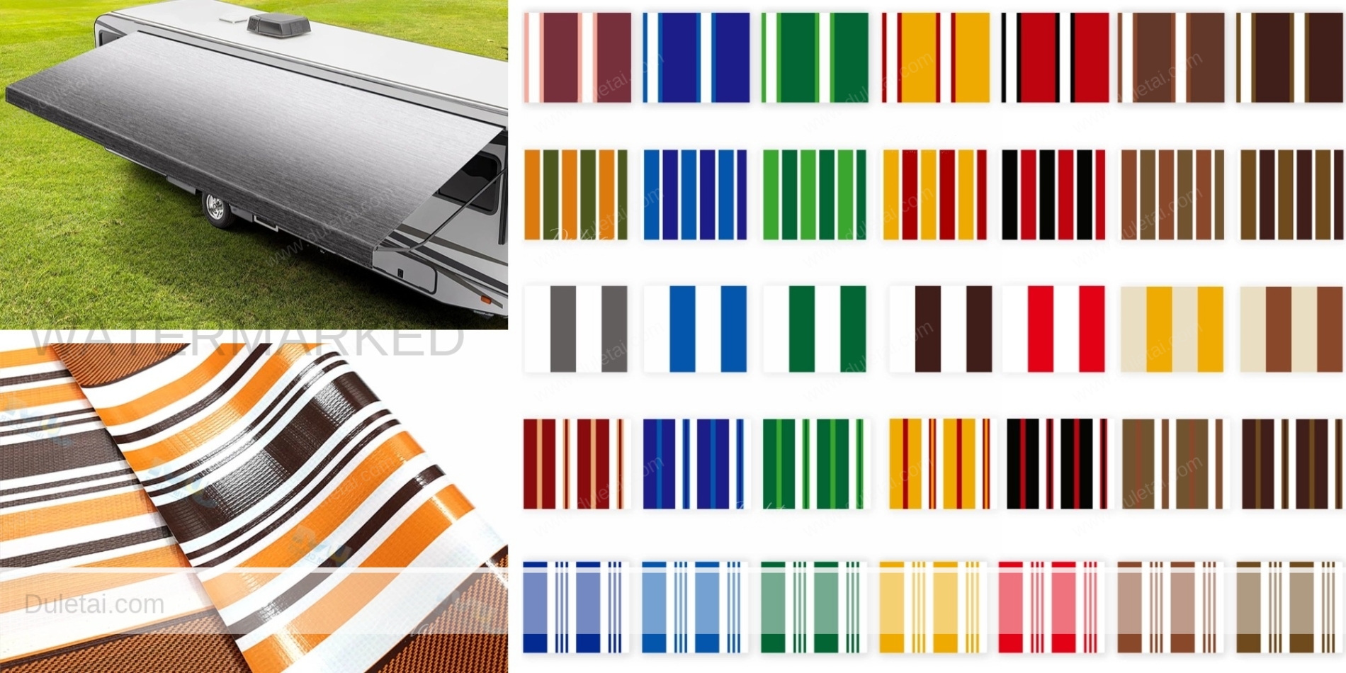 PVC awning fabric