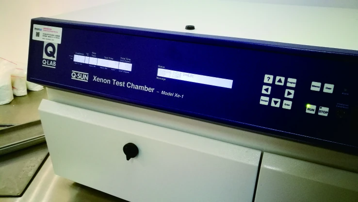 Lightfastness testing equipment
